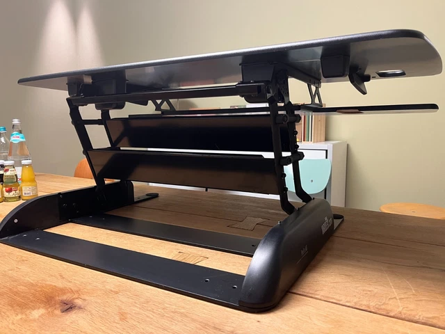 Varidesk Pro Plus 48 Schreibtischerhöhung Schreibtischaufsatz höhenverstellbar