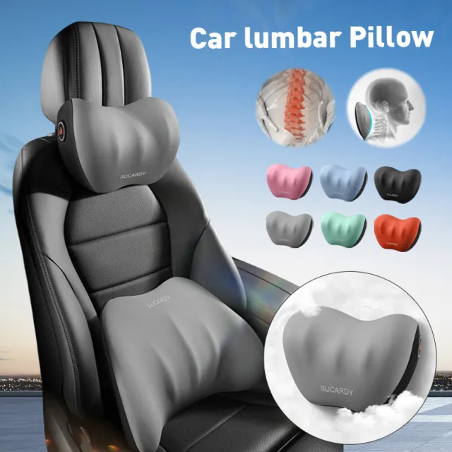 Car Auto Seat Headrest Pad Memory Foam Pillow Head Neck Rest Cushion Mat Support