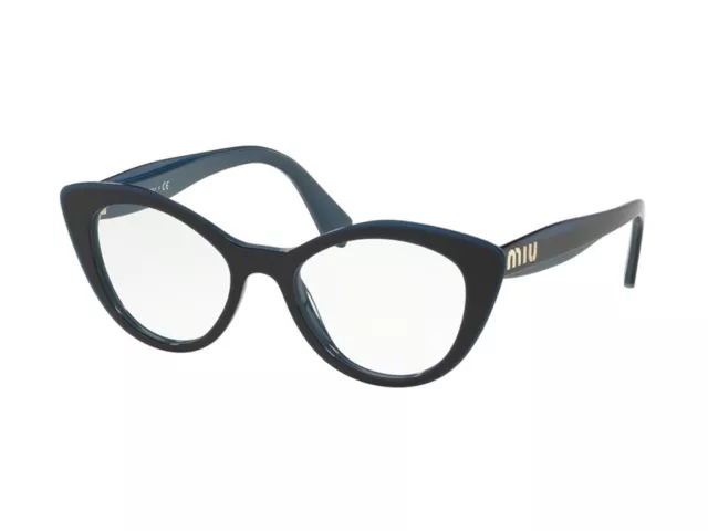 Monture Lunettes de Vue Miu Miu Authentique Mu 01RV Bleu TMY1O1