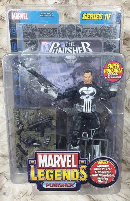 Marvel Legends Punisher Series IV 2003 Toy Biz With Alternate Comic  NEW