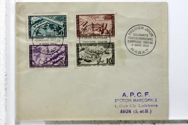 Enveloppe timbrée *** Maroc - 1950 / ref 314