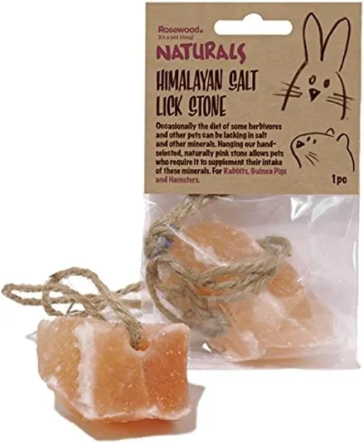 Rosewood Naturals Himalayan Salt Lick Stone, Rabbit 1 Count (Pack of 1)