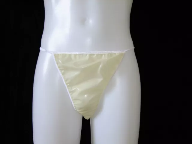 Latex Briefs Panties Underwear Rubber Pants Knickers Semi Clear Tanga Sissy