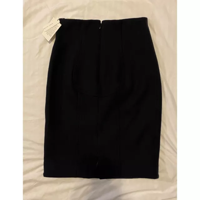 $525 NWT Marc Jacobs 0 XS Wool Felt Pencil Skirt Stretch High Waist Wiggle 2