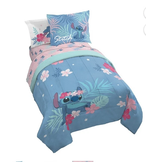 Lilo & Stitch-Paradise Dream Kids Bed Set: Comforter, Sham & Sheets