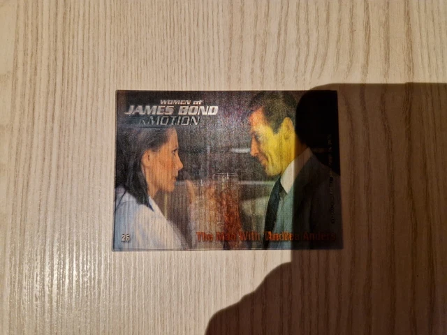 extrêmement rare carte holographique JAMES BOND 007