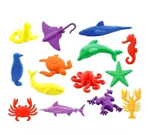 Sea Life, Farm Animals & Transport Counters Sorting Kids 4 x 6 Colours Plastic 2