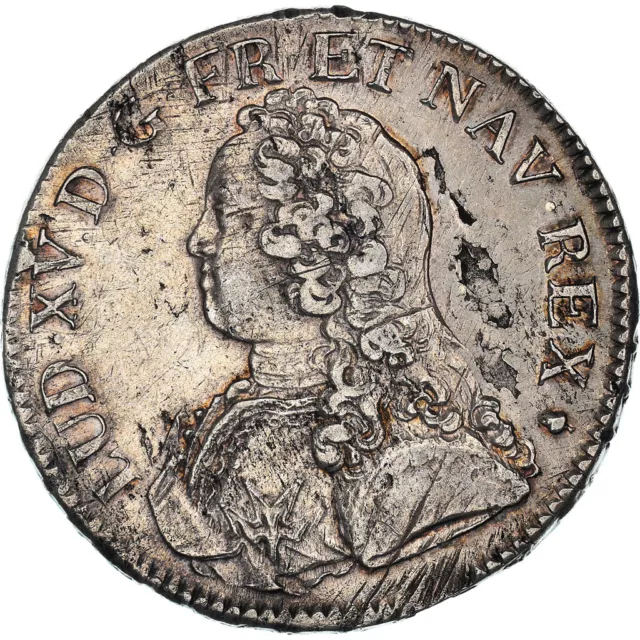 [#970679] Monnaie, France, Louis XV, Écu aux branches d'olivier, Ecu, 1727, Reim