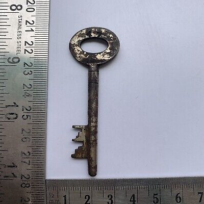 Iron padlock lock Ornate rustic key rich patina, old or antique