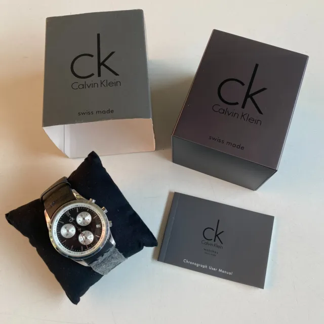 Orologio Calvin Klein Swiss Made + scatola originale - Cinturino da sostituire