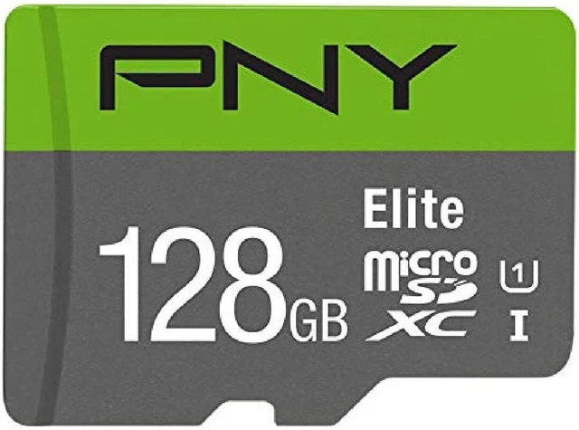 Tarjeta de memoria flash microSDXC PNY ‎P-SDUX128U185GW-GE-128GB Elite Class 10 U1...