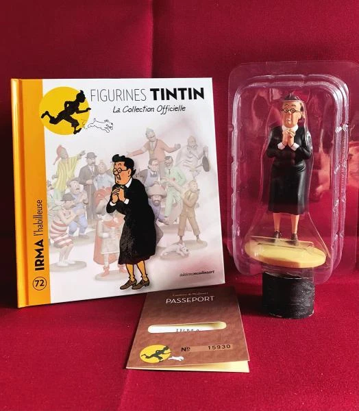 Figurine Irma L'habilleuse – Tintin – Collection Officielle Moulinsart (neuve)