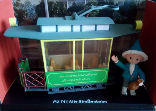 ATLAS 7133124 Unser Sandmännchen Traummobile PU741 Alte Straßenbahn