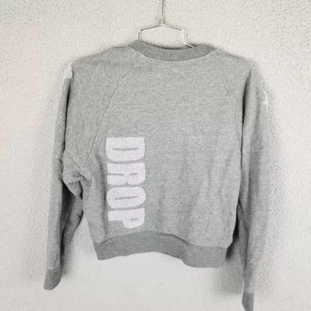 3.1Phillip Lim Name Drop appliquéd Jersey Crewneck Sweatshirt XS 3