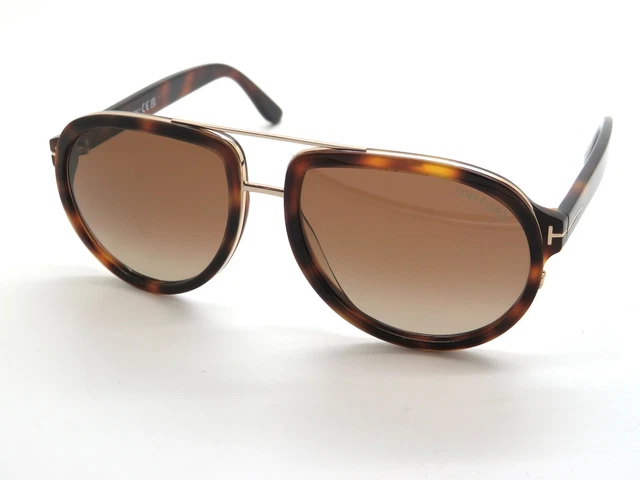 TOM FORD FT 0779/S 53F Geoffrey Havana Tortoise-Gold/Brown Gradient Sunglasses