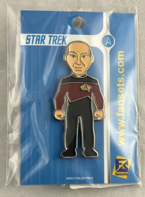 Star Trek Next Generation - Captain Picard - Enamel Pin - FanSets - NEW