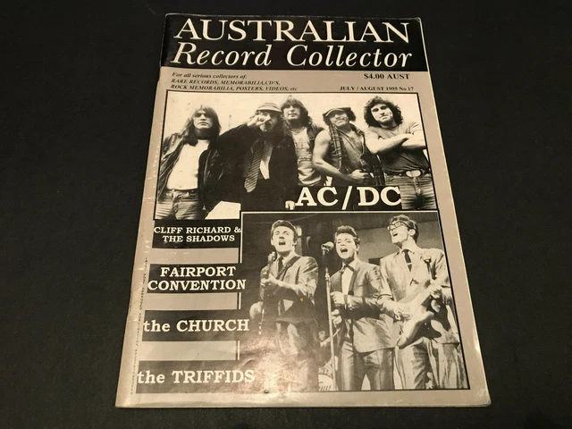 AUSTRALIAN RECORD COLLECTOR Magazine Ac/Dc Acdc The Church Fairport ...