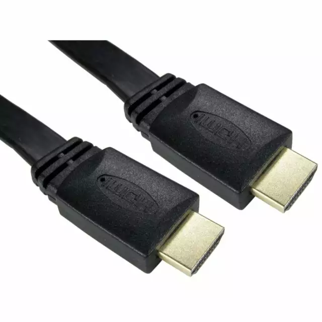 Plano Cable HDMI / de Vídeo, Smart TV HD HDTV 3D 1080p / Macho a Macho, Dorado