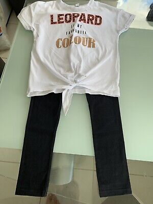 Girls Top And Leggings Age 8 From F&F