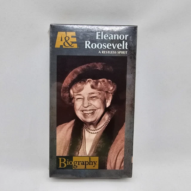 A&E BIOGRAPHY VHS Eleanor Roosevelt Video Cassette Tape 1995 VTG Sealed ...