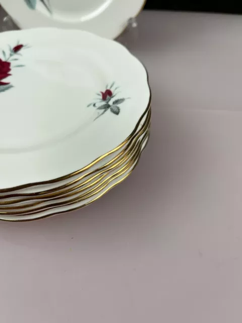 8 x Royal Albert Sweet Romance Tea / Side Plates 16 cm Wide Set 2