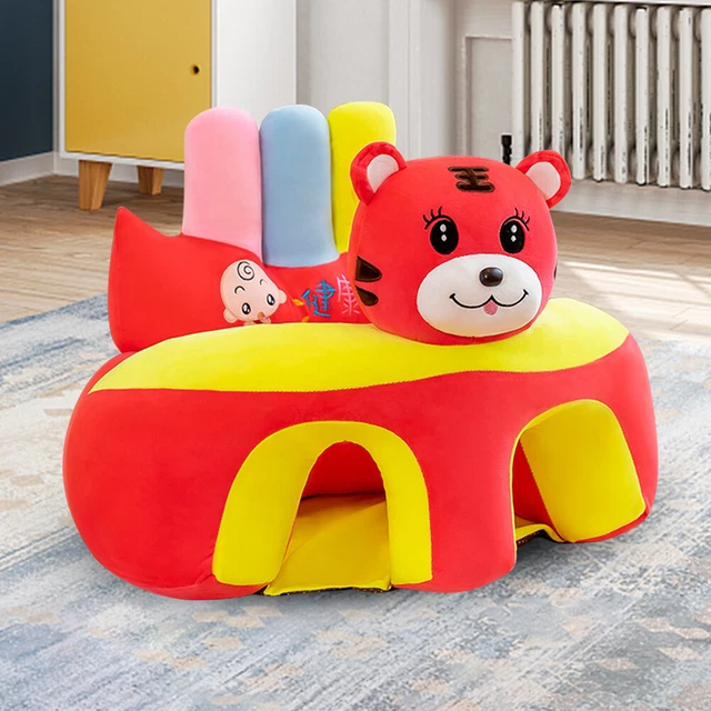 Copertura divano bambino cartone animato morbida senza riempitivo custodie antiscivolo per bambini piccoli