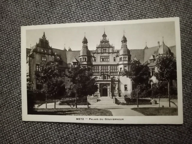 Cpa Metz Palais Du Gouverneur