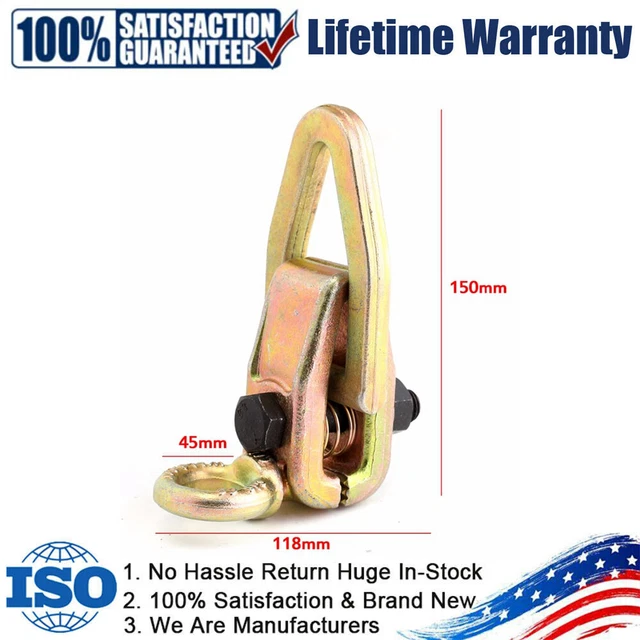 2 Way 3 Ton Self-Tightening Mini Pull Frame Back Clamp Body Repair Dent Puller