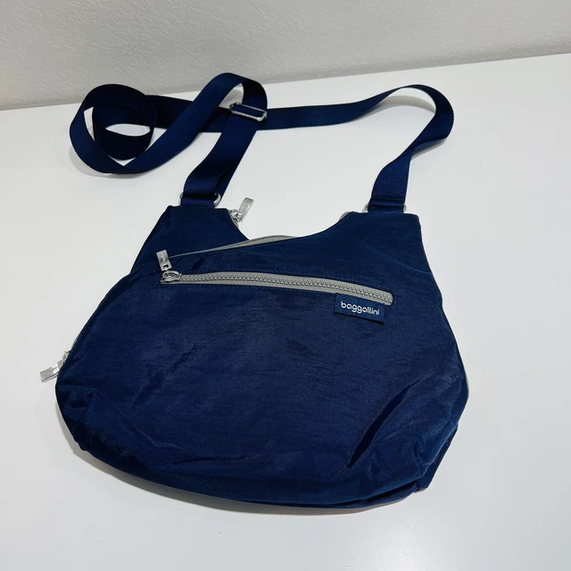 Baggallini Cohort Crossbody Shoulder Bag Purse Navy Blue Women Bag