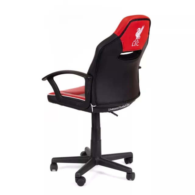 Province 5 Liverpool FC Defender Universal Gaming Chair Padded Seat - Red/Black 2