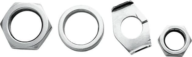 Colony Axle Nut and Lock Kit Rear Chrome #8160-4 Harley Davidson