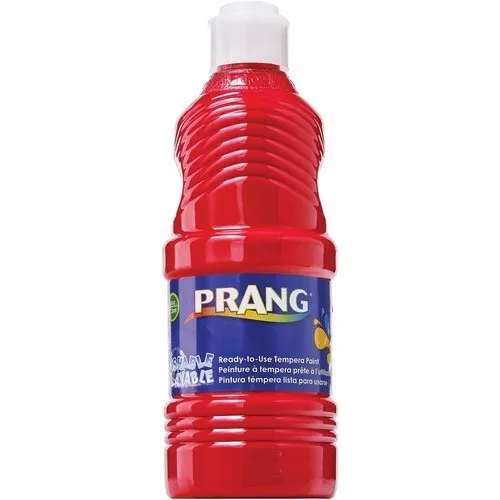 Dixon Prang Washable 16 oz Paint, Red, Pack of 4