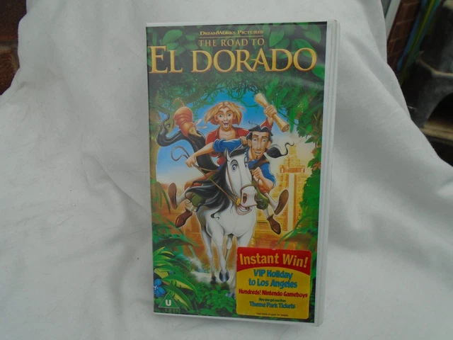 [VHS] DREAMWORKS: THE Road to El Dorado - Kids Animated Film £10.07 ...