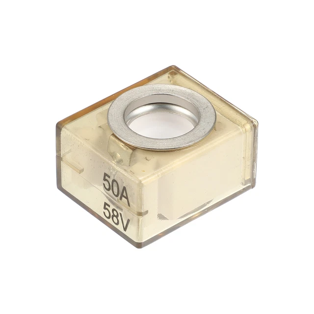 Impermeable 50A Marina Clasificación Batería Fusible Terminal Fusible Solo 58V
