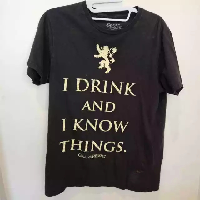 "I Drink" Game of Thrones size medium
