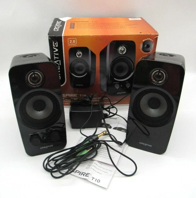 CREATIVE INSPIRE T10 PC/Mac/MP3 Speaker System Boxed EUR 14,67 - PicClick IT CREATIVE INSPIRE T10 PC/Mac/MP3 Speaker System Boxed EUR 14,67 - PicClick IT