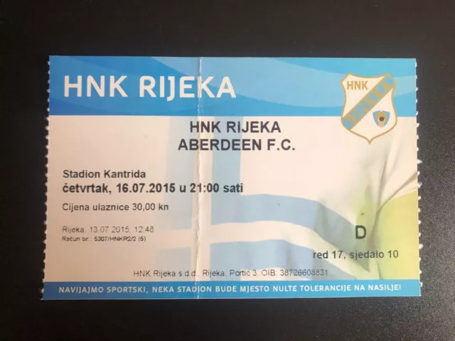 HNK Rijeka Sticker for Sale by Kusto88