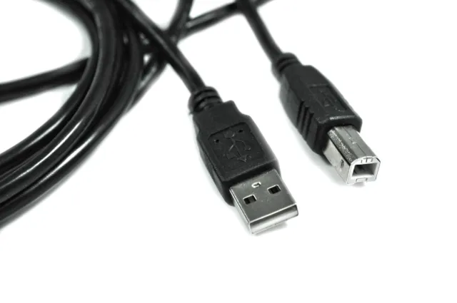 3m USB PC / Data Synch Black Cable Lead for HP LaserJet 4300 Printer