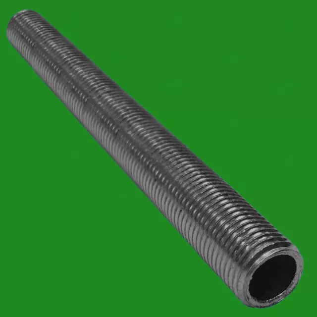 8x M10 250mm x 10mm à Filetage Creux Filète Canne Tube, Électrique Lampe Douille