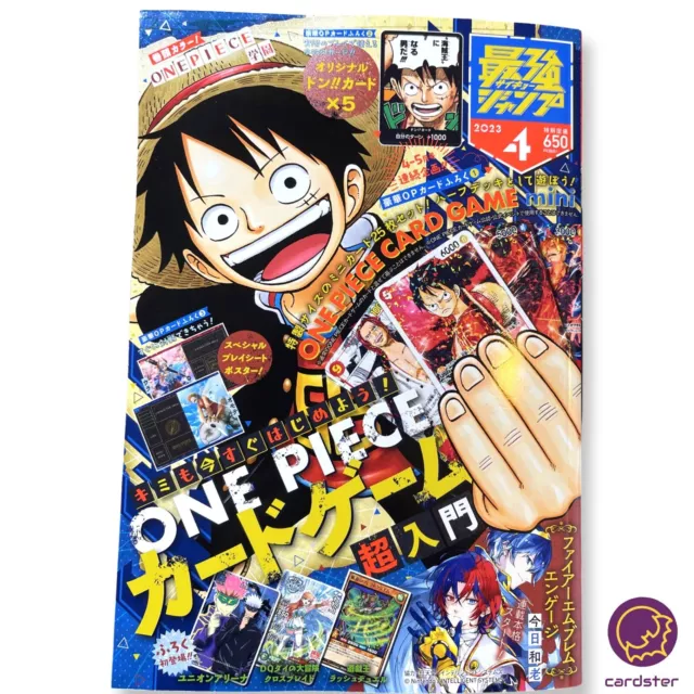 SAIKYO JUMP MAGAZINE 4/2023 with Luffy Don!! Promo Card Japanese £22.64 ...