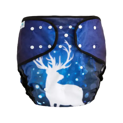 Rearz White Stag Minky Adult Diaper Wrap / Cover