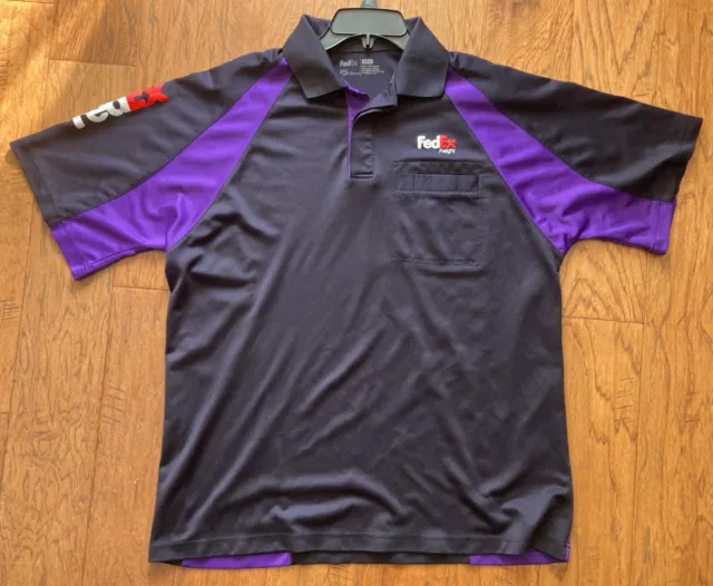 Fedex Freight Stan Herman Short Sleeve Mens Polo Shirt (size XL)