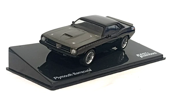 Modèle Réduit 1:43 Plymouth Barracuda Fast & Furious - Agostini/Altaya - Neuf Sous Vitrine