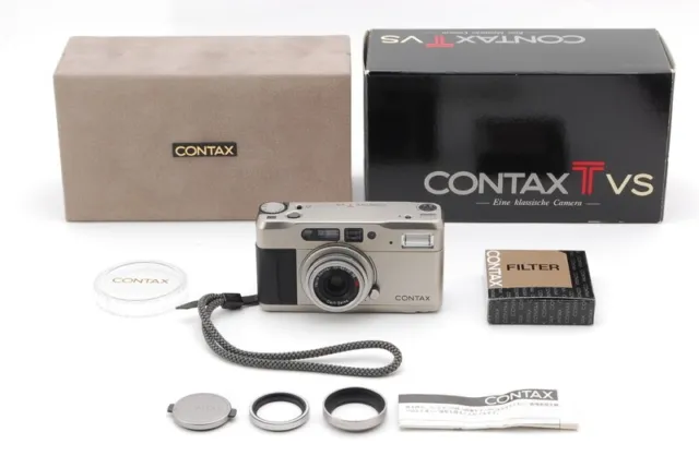 Read!! [Near MINT w/Box] Contax TVS Point & Shoot 35mm Film Camera From JAPAN