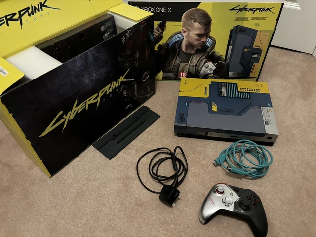 XBOX ONE X Console Cyberpunk 2077 Limited Edition TB Complete