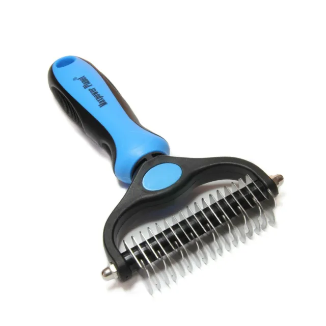 Maxpower Planet Pet Grooming Brush - Double Sided Shedding and Dematting Unde...