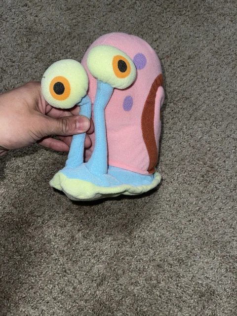 SpongeBob SquarePants Gary the Snail Plush Posable Eyes Stuffed Nanco 2002