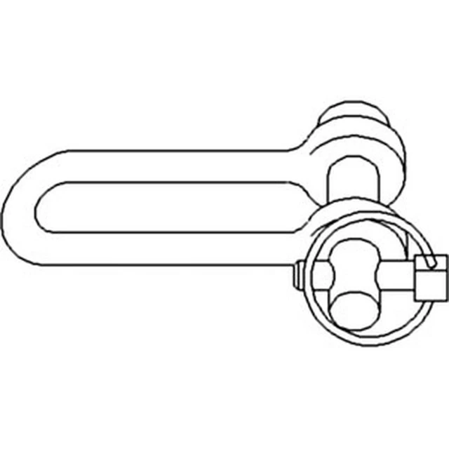 81824446 Stabilizer Clevis w/ Pin Fits Ford/New Holland 175 765 Tractors