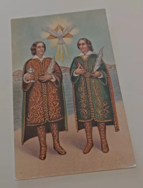Estampa religiosa San cosme y San damian holy card