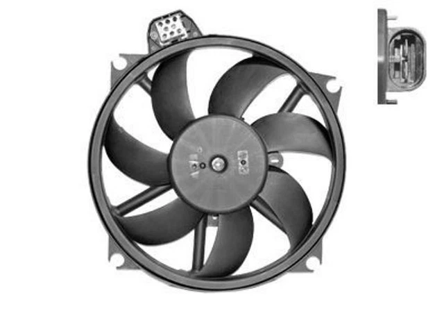 RIDEX Motoventilateur Ventilateur Moteur 508R0072 Compatible Citroën Peugeot